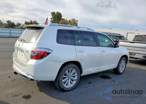 2010 Toyota Highlander Hybrid Limited z USA, uszkodzony, nr VIN JTEJW3EH7A2041097